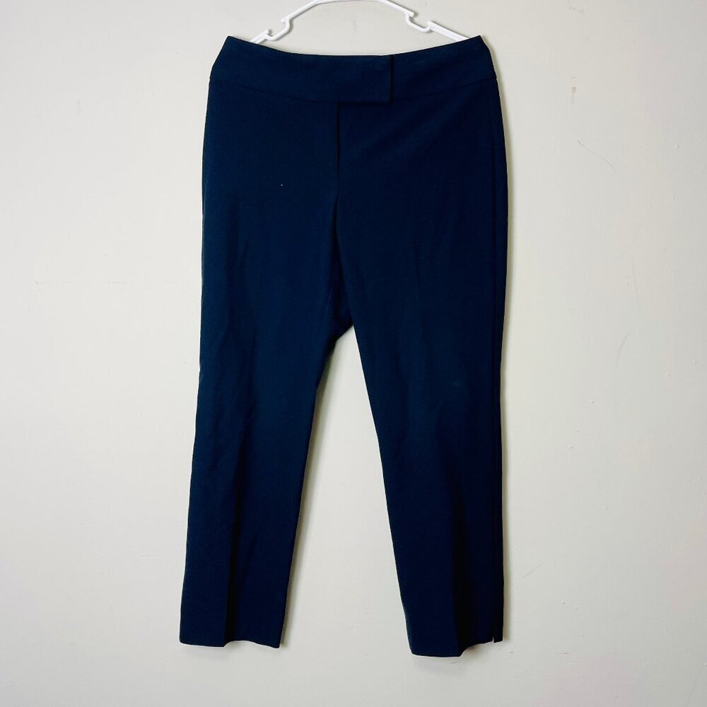 Talbots Dress Pants Women 4 Black Career Trouser Straight Leg‎ Office Wear
